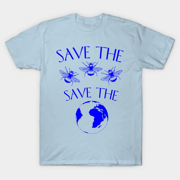 Save The Bees T-Shirt by TimeTravellers